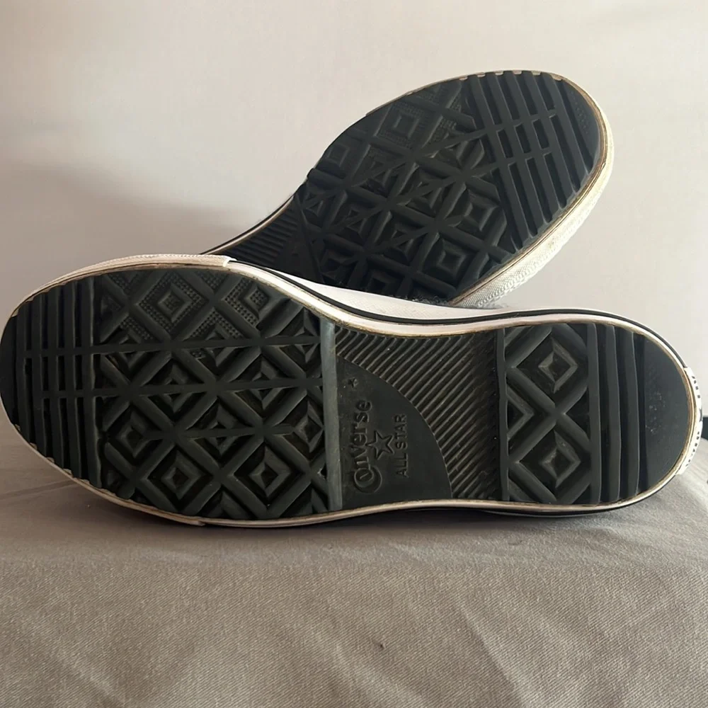 Converse All Star Chuck Taylor Woolrich Hi Top plaid sneakers women’s size 7.5 - Picture 5 of 8